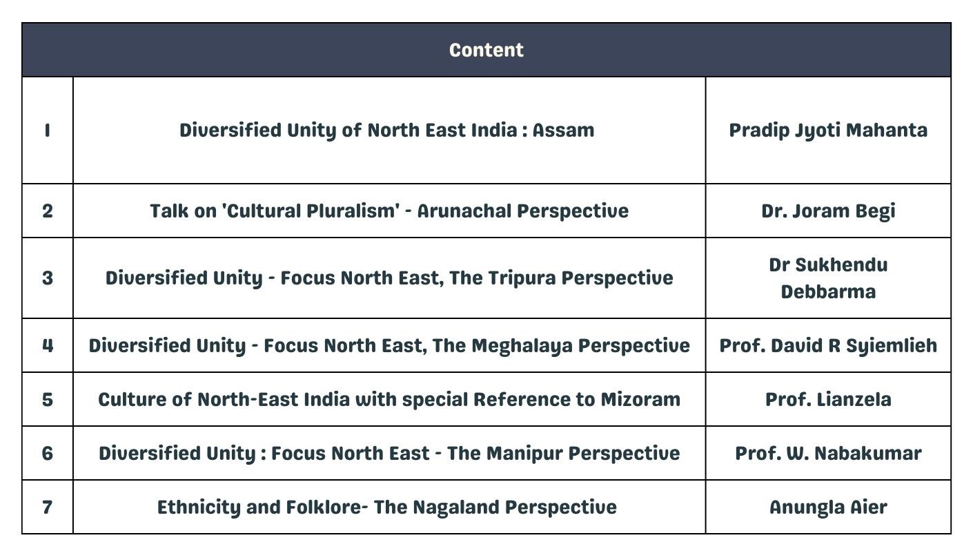 Diversified Unity - Focus North East India